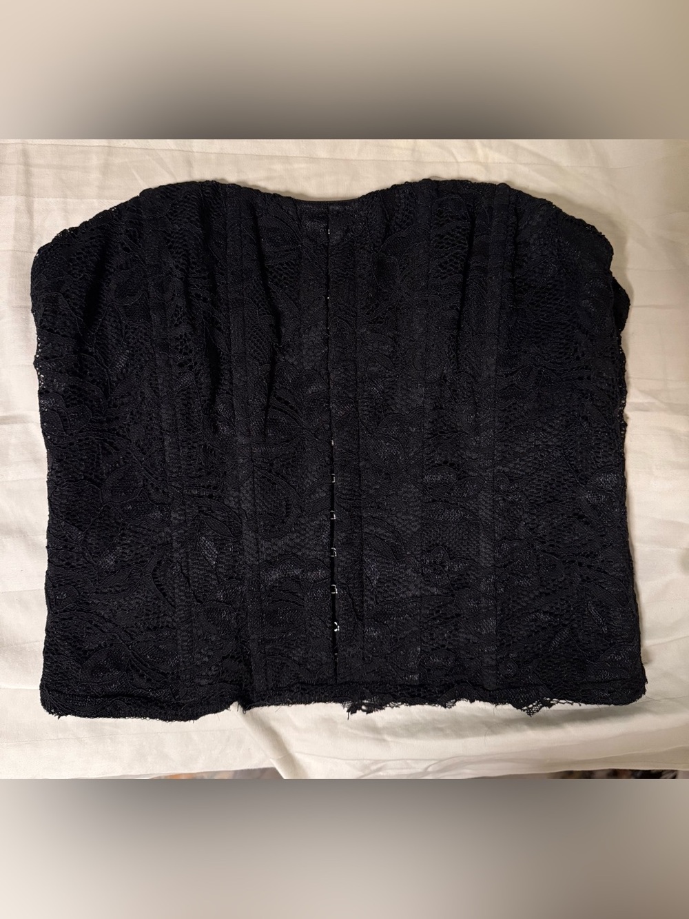 Princess Polly Black Lace Bustier Top